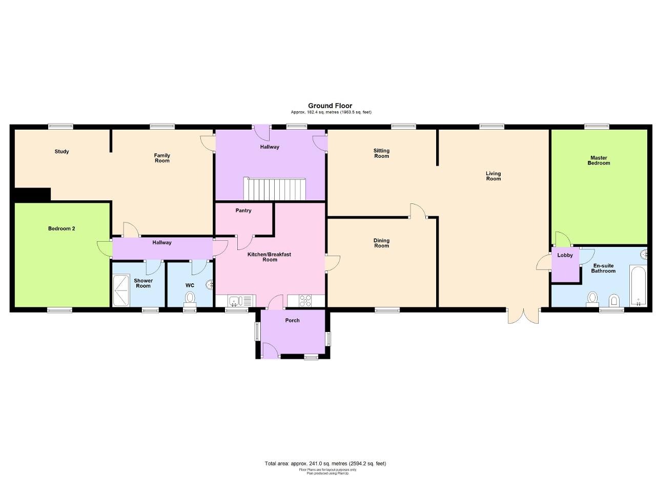 Floorplan for Tannis Lane, Aspenden, Buntingford, Hertfordshire, SG9 9PH